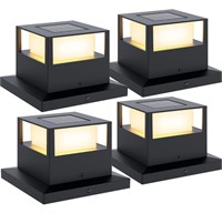 (new)Solar Post Cap Lights, 4 Pack Outdoor Fence