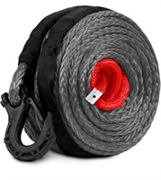 (new)ZESUPER 3/8" x 100ft Synthetic Winch Rope