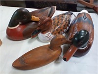 Wooden ducks