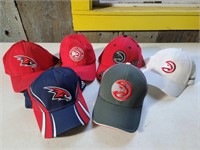 Atlanta Hawks and Falcons Hats