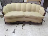 FRENCH STYLE ORNATE CARVED PARLOR SOFA