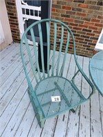 Wrought Iron Patio Set with Bench 6 piece set