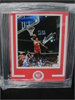 Dominique Wilkins signed framed 8x10 photo COA
