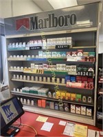 Marlboro cigarette & tobacco display cabinet