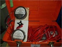 Speed control room and floor pressure gauges