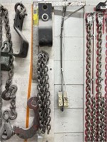 Frame wrap, tools, assortment of chains and