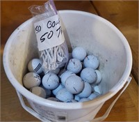 50 Golf Balls ,50 Tees