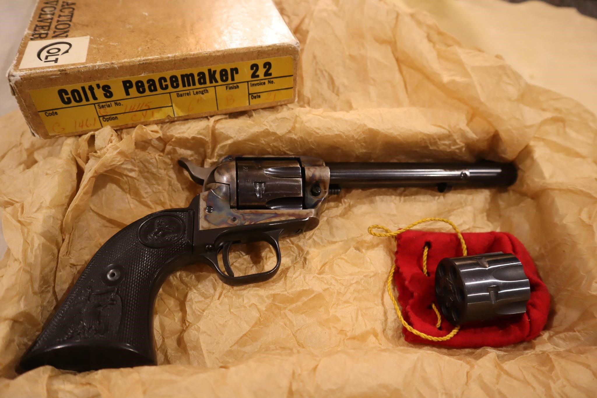 Colt Peacemaker 22/22 Mag, 6" bbl, orig box