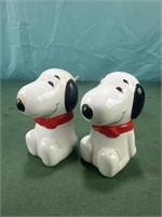 Peanuts Snoopy Salt and Pepper Shakers Vintage