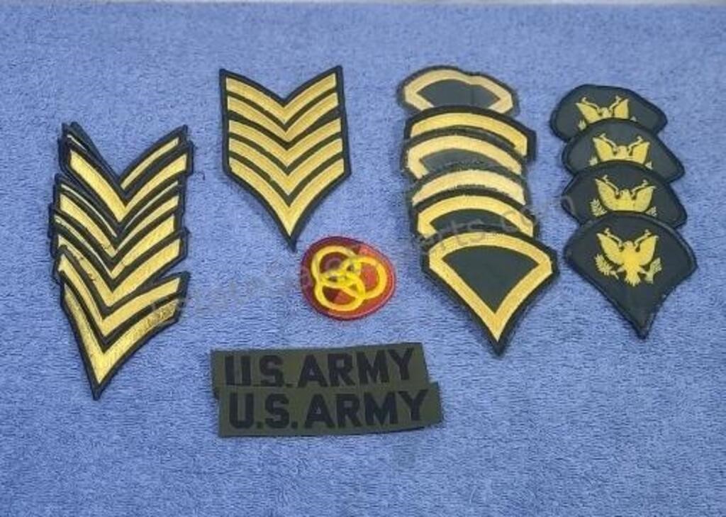 Military patches.
