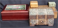 Group of jewelry boxes