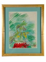 Original Signed Framed Asian Artwork