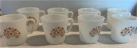 Set of 8 Pyrex Mug Ginger Summer Impressions