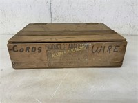WOOD CRATE PRODUCT OF ARGENTINA RED SEAL