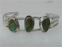 Sterling Silver & Turquoise SW Bracelet