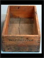 EARLY WINCHESTER WOOD CRATE - NOT AMMO - GUN CRATE