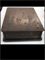 ANTIQUE WOOD CASH DRAWER