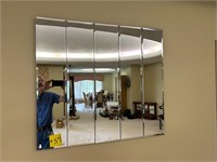 wall mirror 40" wide x 36" tall