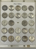 Rare set of 1921-1935S Peace dollars
