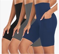 New (Size 3XL)   3 Pack Biker Shorts for Women