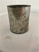 East Coast Big E Brand 1 Quart Hampton Oyster Can