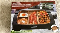 C2) New, unopened 5-section electric grill and