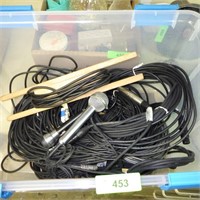 REALISTIC MICROPHONES (UNTESTED) & MICROPHONE WIRE