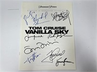 Autograph COA Vanilla Sky Production Info