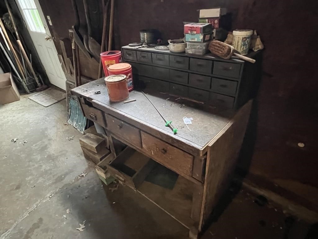 Workbench, Storage Box and Hardware