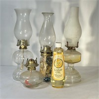 Oils Lamps with Lamp Oil