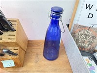 Colbalt Blue Bottle