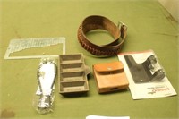 Shell Holder Belt, Colyer Clip 243/308, Gun Lock,