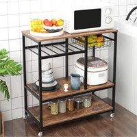 NEW $125 Kitchen Cart Utility Storage Shelf