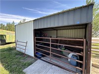 20'x 12' calf shed on skids (2 stall)