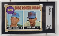 1968 Topps Nolan Ryan Rookie SGC 1
