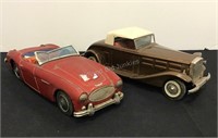 Two Vintage Tin Cars