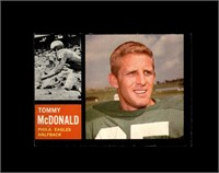 1962 Topps #116 Tommy McDonald VG to VG-EX+