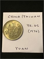 China/Taiwan 1976  Yuan Coin