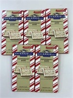 5 Ghirardelli Chocolate Peppermint Bark 100g Bars