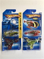 Hot Wheels Lot of 4 Airplanes NEW in PACKAGE