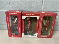 3 Detroit Red Wings Bobble Heads