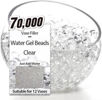 SEALED-70,000 Clear Water Gel Beads for Vase