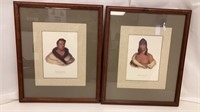 2 Native American Framed Prints