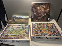 4 Puzzles In Boxes