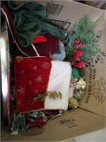 Box Full Of Christmas Items