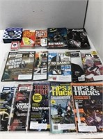 Batman Novels & Gamer Magazines