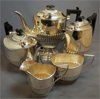 SILVERPLATE COFFEE AND TEA SERVICE (5)