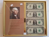 The Wisdom of George Washington Uncut $1 Bills