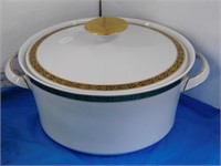 CHINA SERVING BOWL WITH LID SCHINDING MADE IN