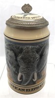 African Elephant, Endangered Species Beer Stein